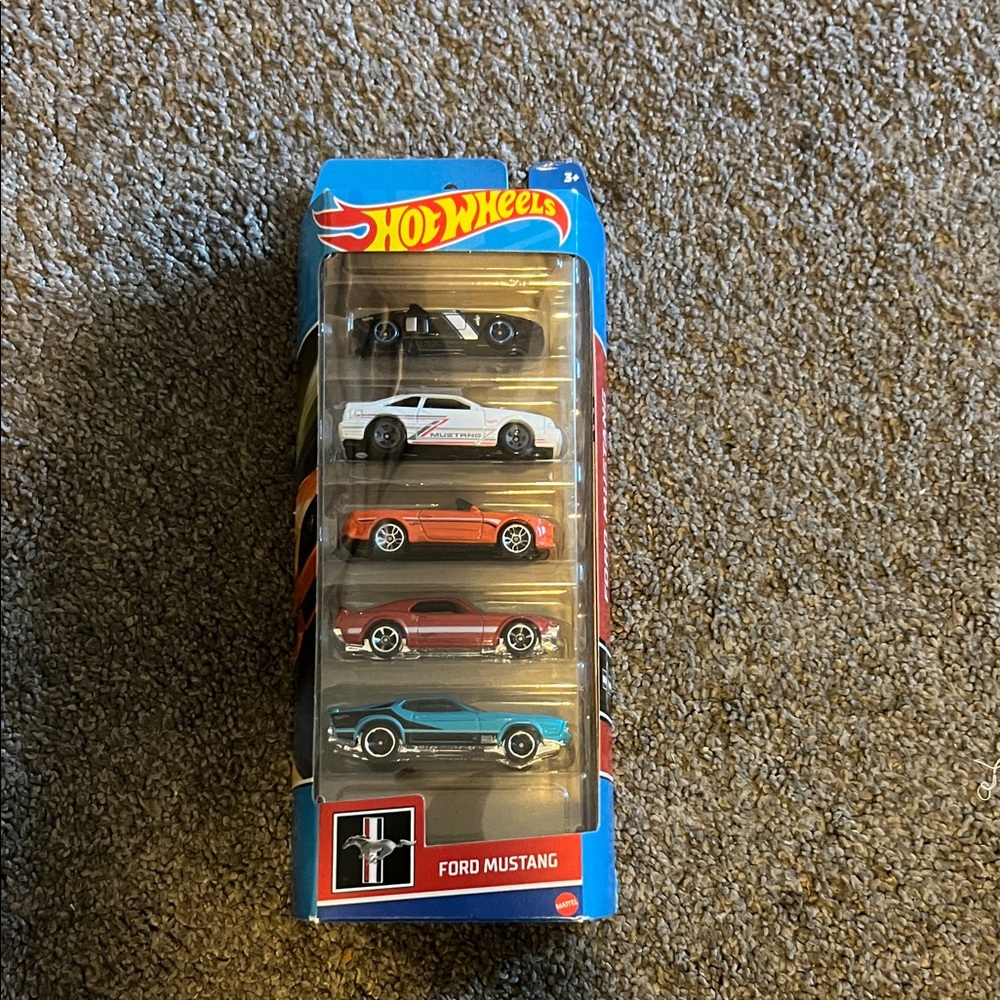 Ford Mustang Toy Car Set - Multicolor